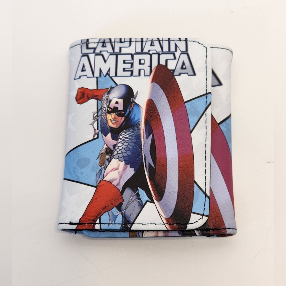 Marvel CAPTAIN AMERICA Trifold Wallet - NWT - Picture 3 of 9